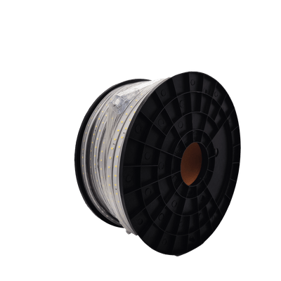 LED Lichtschlauch 50 m - 40.000 lm - 370W - Kaltweiß 5000K - IP65 - Zuschneidbar - Baustellenbeleuchtung - 230V