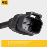 LED's Arbeitsscheinwerfer für Fahrzeuge - Geeignet für Traktor, LKW, Auto, Bus und Schiff - 26W