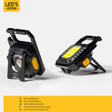 LED's Work mini Werklamp met sleutelhanger - Oplaadbaar met USB - Draadloos op accu
