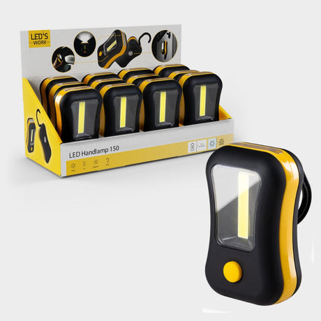 LED-Notfall-Handlampe, 150 Lumen, tageslichtweiß – Betrieb mit 3 AAA-Batterien (nicht im Lieferumfang enthalten) – Kompakt