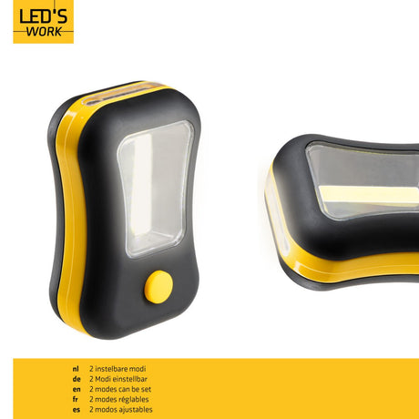 LED-Notfall-Handlampe, 150 Lumen, tageslichtweiß – Betrieb mit 3 AAA-Batterien (nicht im Lieferumfang enthalten) – Kompakt