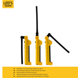 LED's Work Oplaadbare LED Werklamp op accu 600 - Werkt draadloos - Met magneet en haak