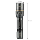 LED's Work Oplaadbare LED Zaklamp - 450 Lumen - IPX7 Waterdicht - Met 3 lichtstanden