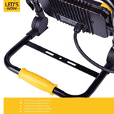LED's Work Faltbare Bauleuchte 6400 - 50W LED ersetzt 500W Halogen - 5 Meter Kabel