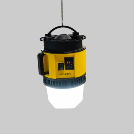 LED Battery Work Light 8400 lumens - Cool white 5000K - 18V Cordless - 360° Lighting - Dimmable - IP55 Waterproof