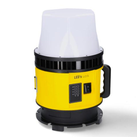 LED's Work 18V Portable LED Bouwlamp 6000lm - Universeel oplaadbaar met 18V accu - 60W