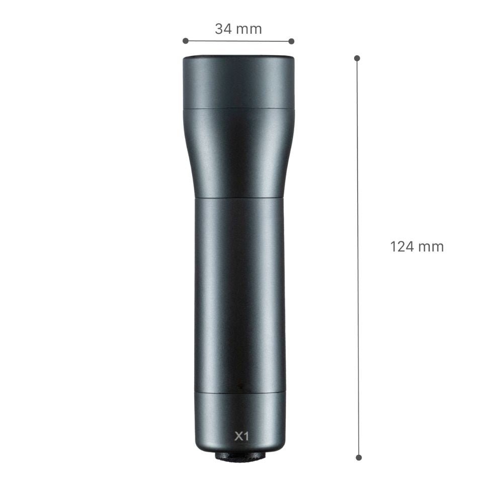 LED's Work Zaklamp op Batterijen (3x AAA) - 120 lumen - IPX4 Spatwaterdicht - Dimbaar in 3 standen