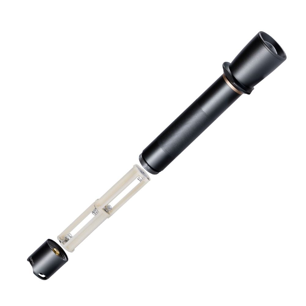 LED's Work Zaklamp op Batterijen (6x AAA) - 900 lumen - IPX4 Spatwaterdicht - Dimbaar in 3 standen