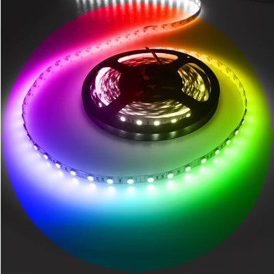 LEDstrip RGB, 12V DC, 10W, 60 LED's/m, waterdicht IP65, 5 meter