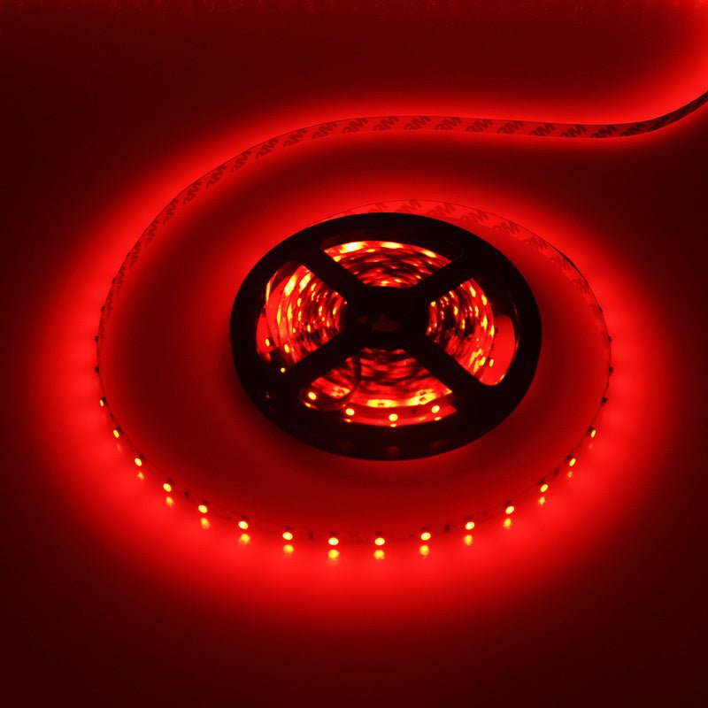LEDstrip rood | 12V DC - 4,8W - 60 LED's/m | binnenshuis IP20 | 5 meter | dimbaar - LEDPLANET.NL