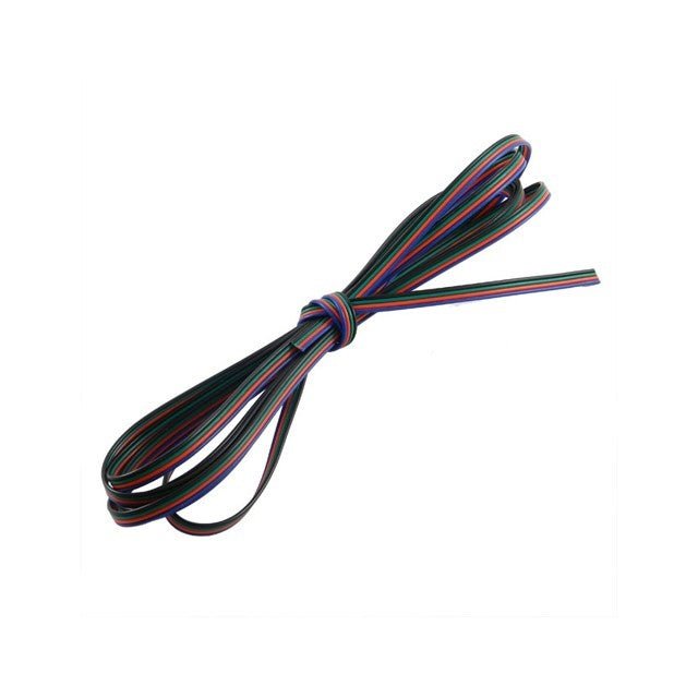 LEDstrip snoer | RGB LEDstrip draad 4 aderig | prijs per meter | 1 meter - LEDPLANET.NL