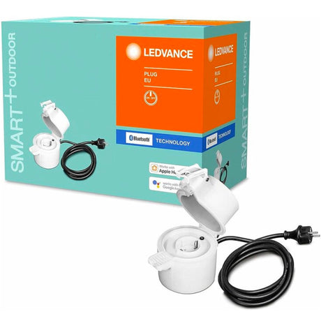 LEDVance Smart Outdoor-Steckdose mit App - Ein- und Ausschalten mit dem Telefon - IP44