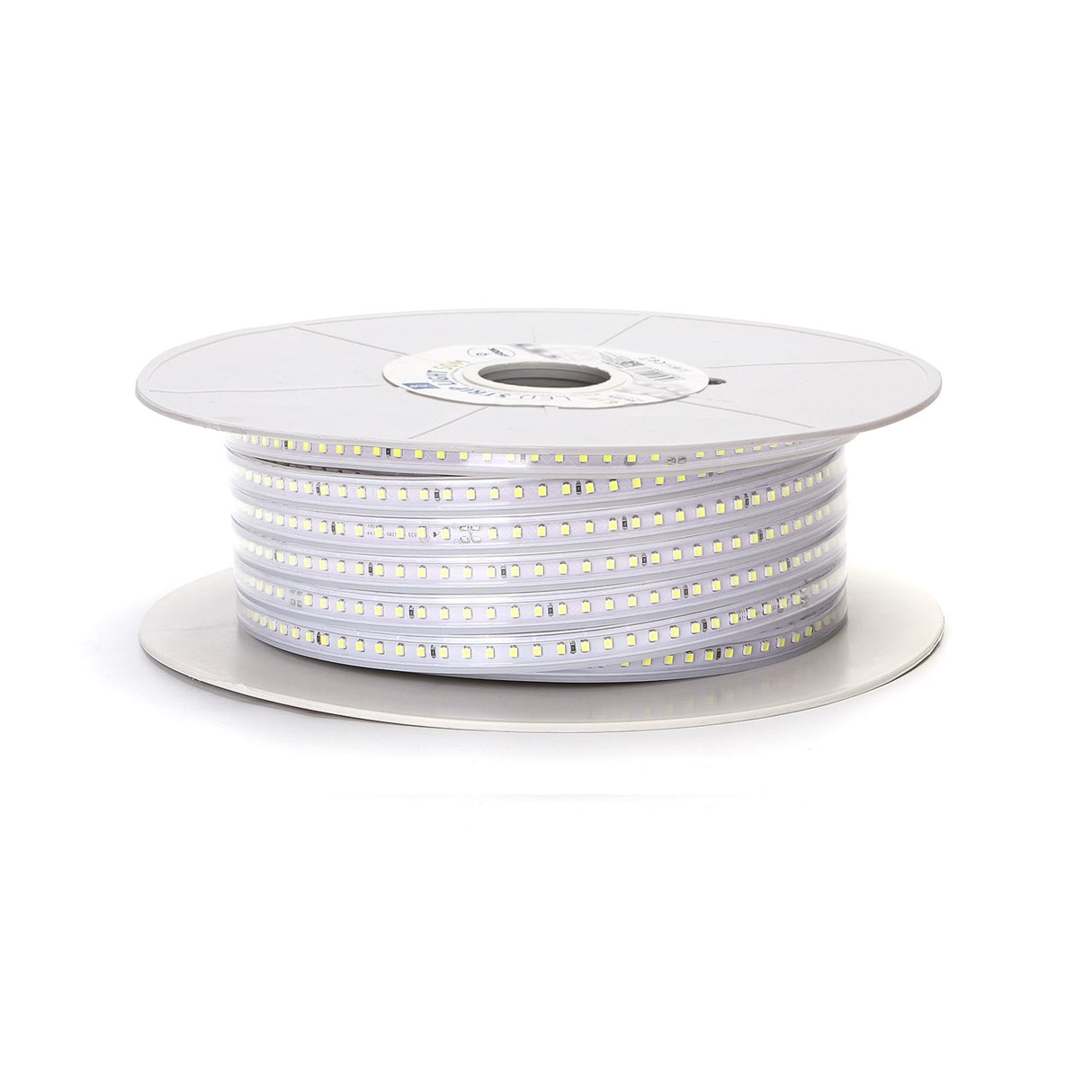 Lichtslang daglichtwit - 50 meter | 120 LEDs/meter 6500K | sproeidicht IP65 | 230V AC