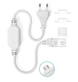 Lichtslang startset | stekker + - 30cm 230V AC - reserveset - LEDPLANET.NL