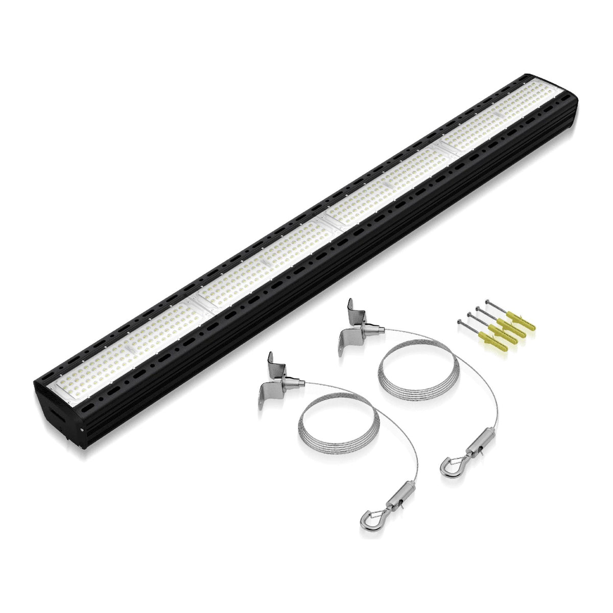 Lineaire LED high bay 200W met ophangset