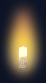 Langlebige LED-G9-Lampen – Matt – 2 W (ersetzt 20 W) – Warmweißes Licht