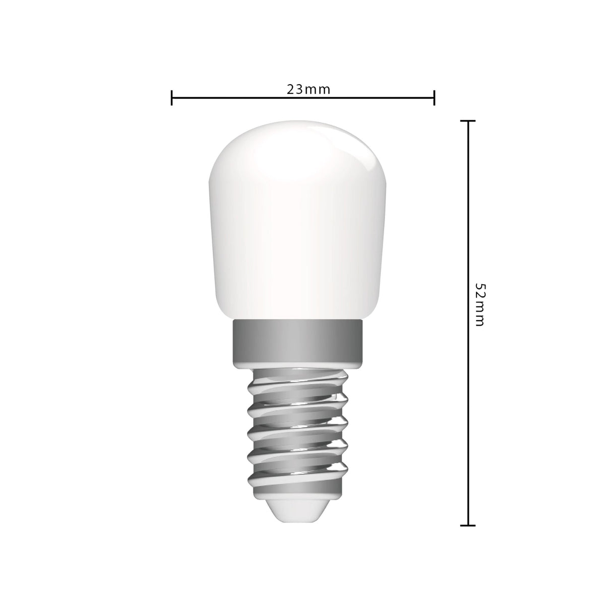 LongLife LED Lamp E14 - T26 - Suitable for refrigerator and extractor hood - Warm white - 2W (19W)