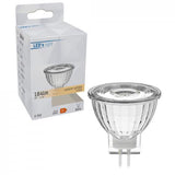 Langlebige LED-Lampe GU4 - MR11 - Warmweißes Licht - 2 W ersetzt 20 W
