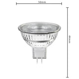LED Spot 380 lumen - 4,4W - Warmwit 2700K - GU5.3 - MR16 - 12V - Vervangt 35W Halogeen - 36° Spot
