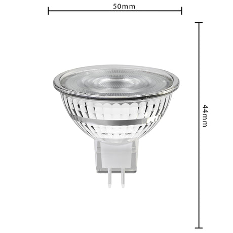LED Spot 380 lumen - 4,4W - Warmwit 2700K - GU5.3 - MR16 - 12V - Vervangt 35W Halogeen - 36° Spot