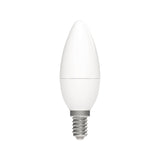 LED-Kerzenlampe E14, warmweiß (2700 K), 2,5 W, 250 Lumen, mattiertes Glas