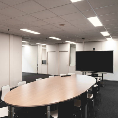 LED-Panel 30 x 120 cm – 3900 Lumen – 30 W – Einstellbare Lichtfarbe: Warmweiß 3000 K / Kaltweiß 4000 K / Tageslichtweiß 6000 K – Einbau – Schutzart IP20