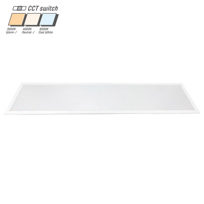 LED-Panel 30 x 120 cm – 3900 Lumen – 30 W – Einstellbare Lichtfarbe: Warmweiß 3000 K / Kaltweiß 4000 K / Tageslichtweiß 6000 K – Einbau – Schutzart IP20