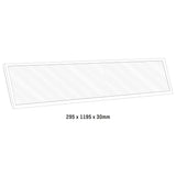 LongLife LED Paneel 30 x 120 cm - Lichtkleur dimbaar van warm naar koud wit - 130 lm/w