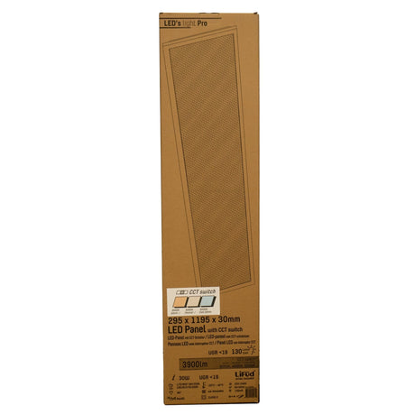 LED Paneel 30x120cm - 4500 Lumen - 25W - Koelwit 4000K - UGR<19 - Flikkervrij - Inbouw - 5 Jaar Garantie