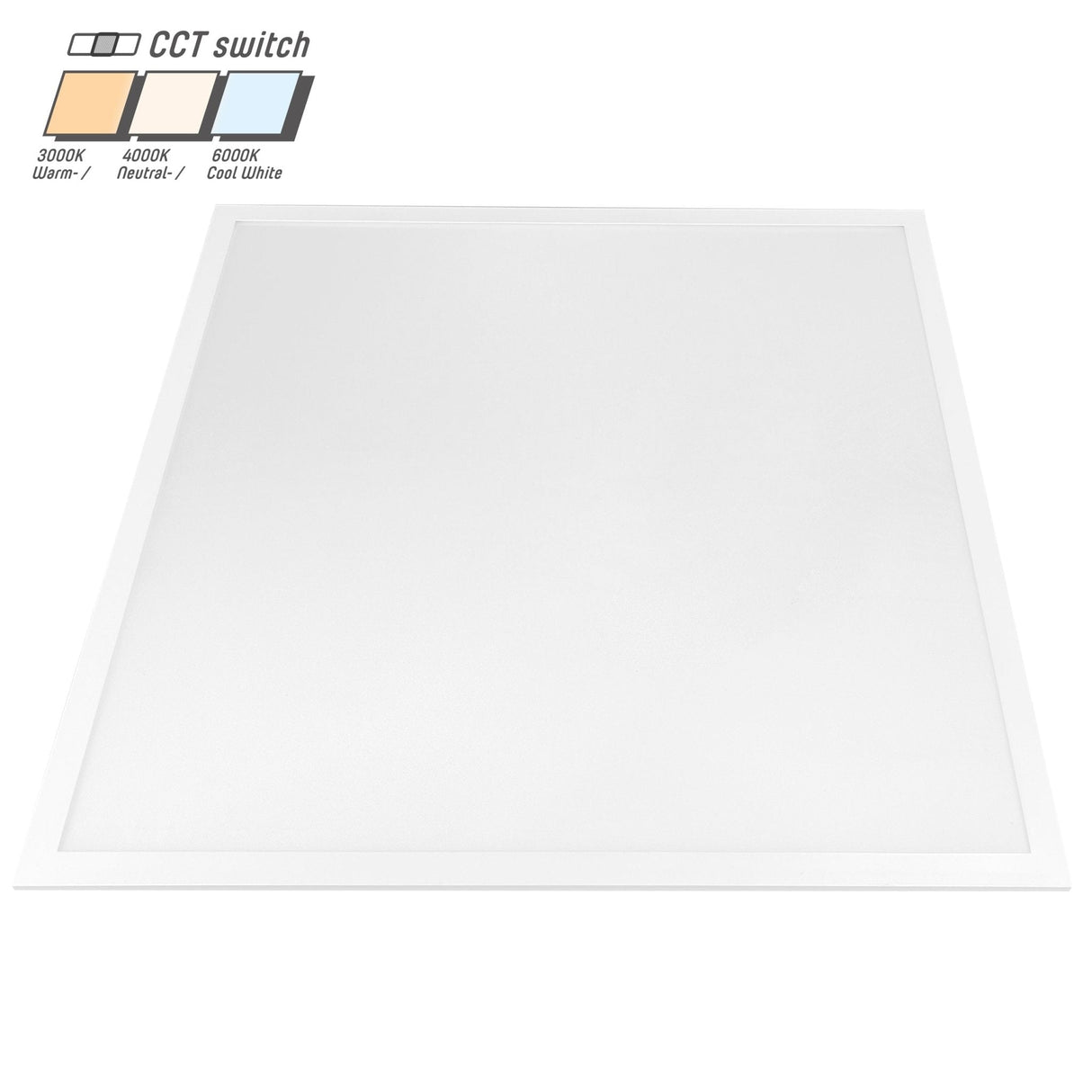 LongLife LED Paneel 60 x 60 cm - Lichtkleur dimbaar van warm naar koud wit - 130 lm/w