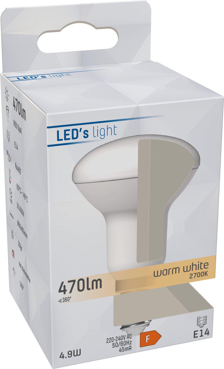 E14 LED-Lampe – R50 – Warmweißes Licht – 4,9 W (ersetzt 40 W)