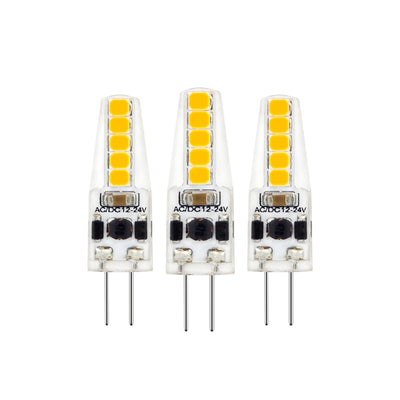 Capsule LED G4 185 lumens - 1,8 W - blanc chaud 2700 K - 12 V - dimmable - IP20 - 3 pièces