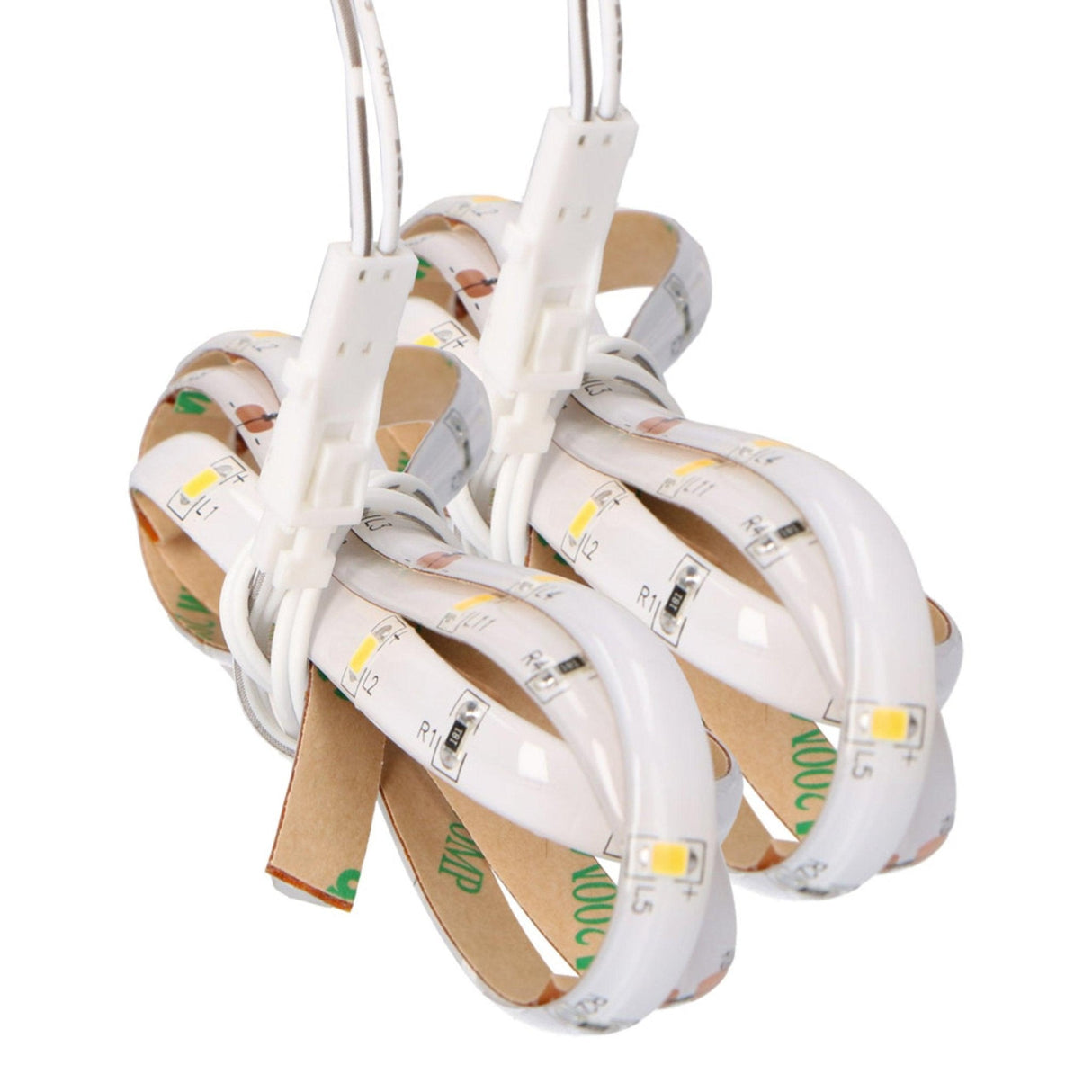 LED-Licht, 2 separate LED-Streifen für Treppenbeleuchtung, Set – Kaltweiß