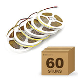 Doos met 60 rollen COB LED strip 24V warmwit 2700k