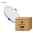 LED downlight rond zonder losse driver Ø 93 mm, doos 50 stuks