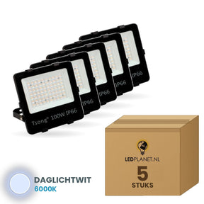 schijnwerper phr 100w set5 5 stuks 6000k