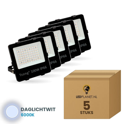 schijnwerper phr 100w set5 5 stuks 6000k