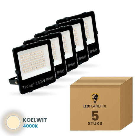 schijnwerper phr 150w set5 5 stuks 4000k