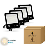 schijnwerper sensor 200w set4 4 stuks 4000k
