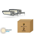 straatverlichting lantaarnpaal led 150w wit licht 2 stuks 4000k