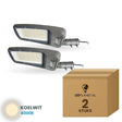 straatverlichting lantaarnpaal led gevormd licht 110lm 2 stuks 4000k