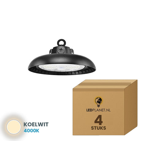 ufo high bay 210lmw 4 stuks 4000k