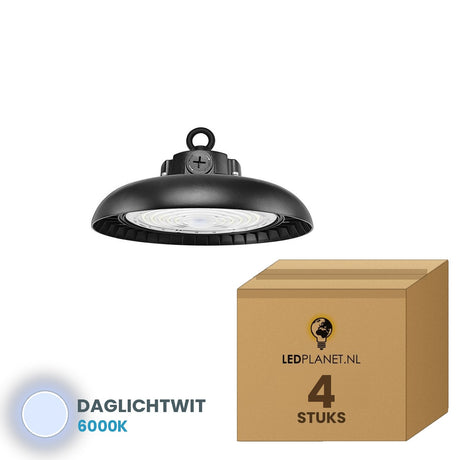 ufo high bay 210lmw 4 stuks 6000k