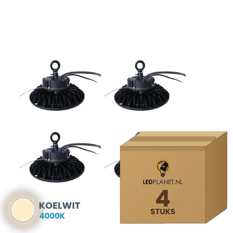 ufo led high bay b 4 stuks 4000k