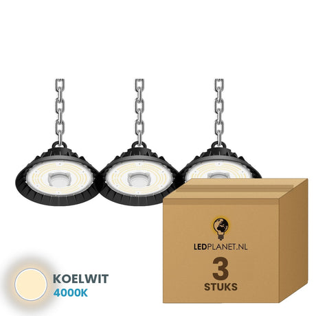 ufo led high bay c 3 stuks 4000k