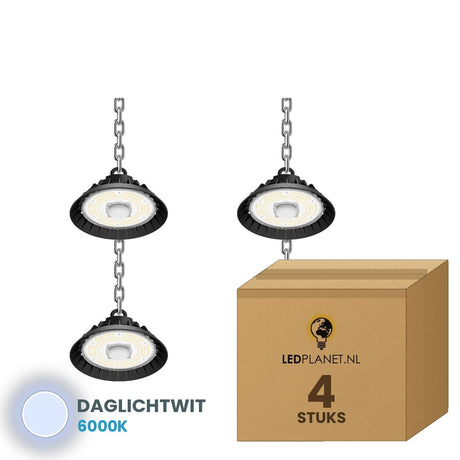 ufo led high bay c 4 stuks 6000k