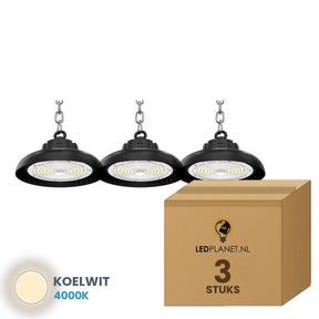 ufo led high bay d 3 stuks 4000k