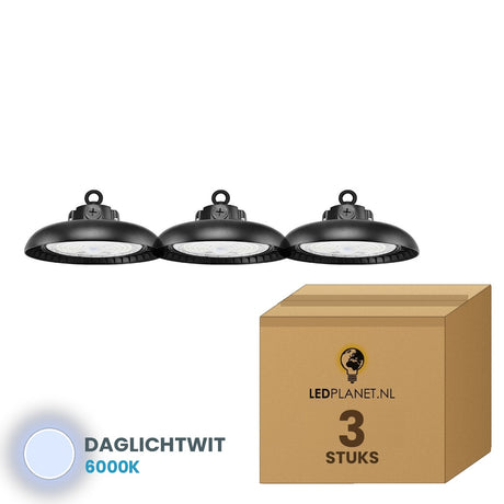 ufo led high bay e 3 stuks 6000k