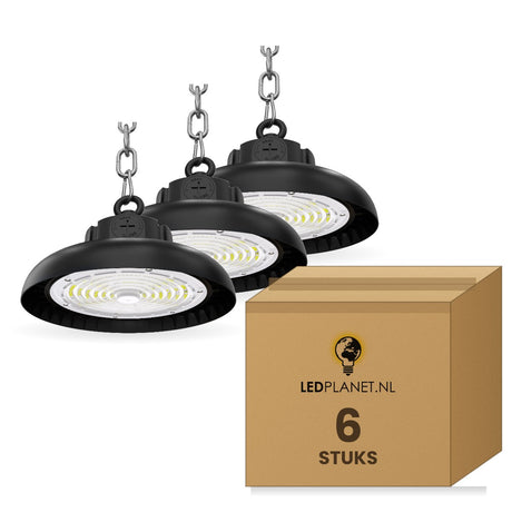 UFO LED Highbay 60W-80W-100W 18000lm, Instelbaar Vermogen, IP65, doos 6 stuks, 230V