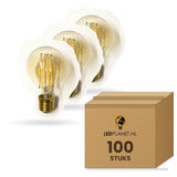 Kogellamp E27 G45, LED 5W=25W, 350 Lumen, Amber 2200K, Dimbaar, doos 100 stuks, 230V